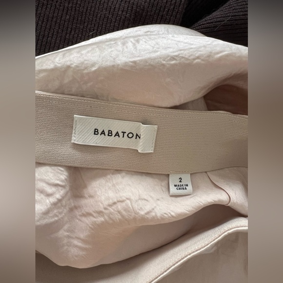 Aritzia Babaton Satin Slip Skirt - Like New - Picture 4 of 4